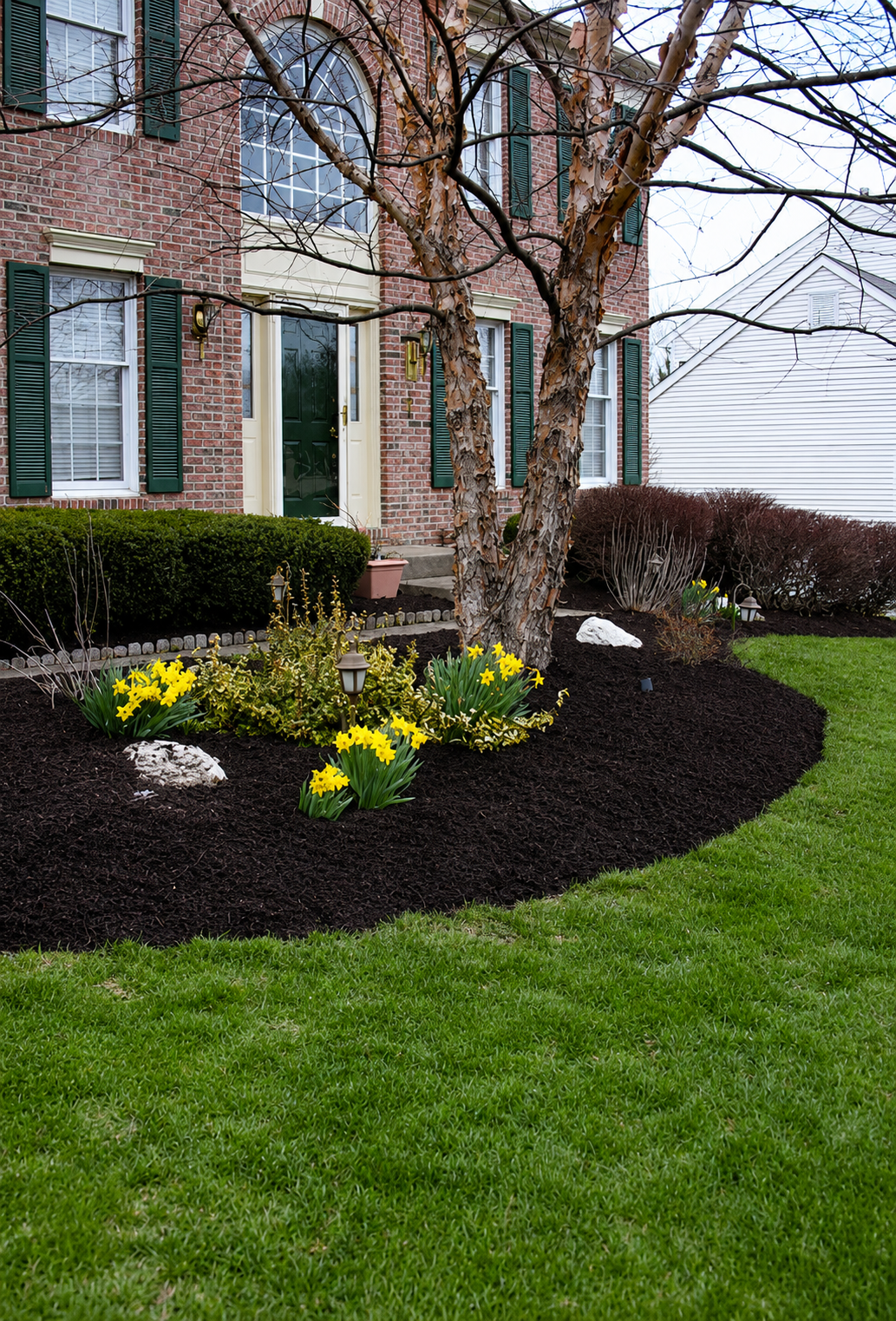 Mulch installation